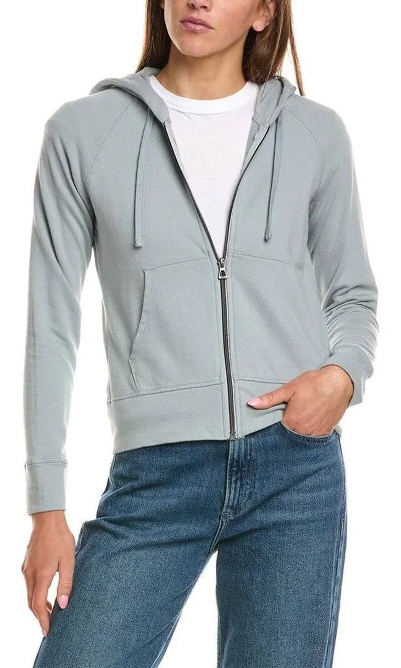 James Perse French Terry Ray Edge Sweatpants and Matching Jacket Hoodie 2 (Med) - Picture 1 of 6